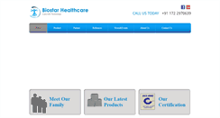 Desktop Screenshot of biostarhealthcare.com